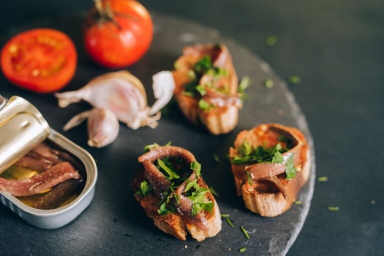 Spanish Lemon-Marinated Fresh Anchovies