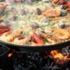 Spanish Saffron Shrimp and Artichoke Rice