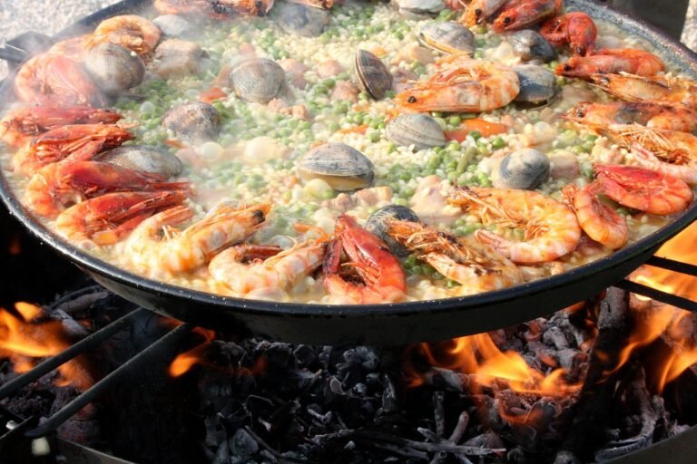 Spanish Saffron Shrimp and Artichoke Rice