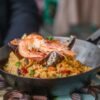Spanish Valencian Seafood Noodle Skillet