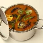 Spiced Lentil Stew with Wheat Pasta Squares (Dal Dhokli)