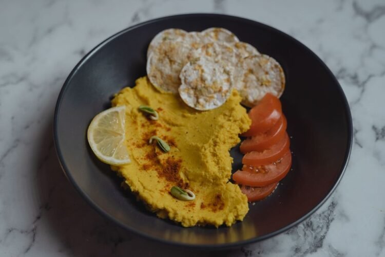 Spiced Steamed Chickpea Cake