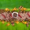 Sri Lankan Black Pork Rice and Curry Spread