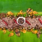 Sri Lankan Black Pork Rice and Curry Spread