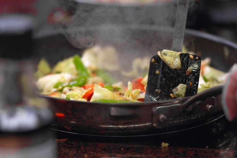 Sri Lankan Chopped Flatbread Stir-Fry with Spiced Chicken