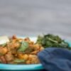 Steamed Rice Cakes with Kerala Black Chickpea Curry