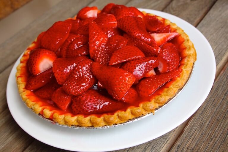 Swedish Summer Strawberry Pie