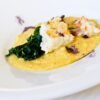 Swiss Italian Creamy Polenta with Butter and Alpine Cheese