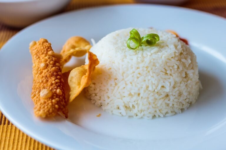 Syrian Sweet Rice with Caramel and Cardamom