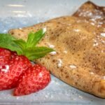 Taiwanese Egg Crepe with Cheese and Basil