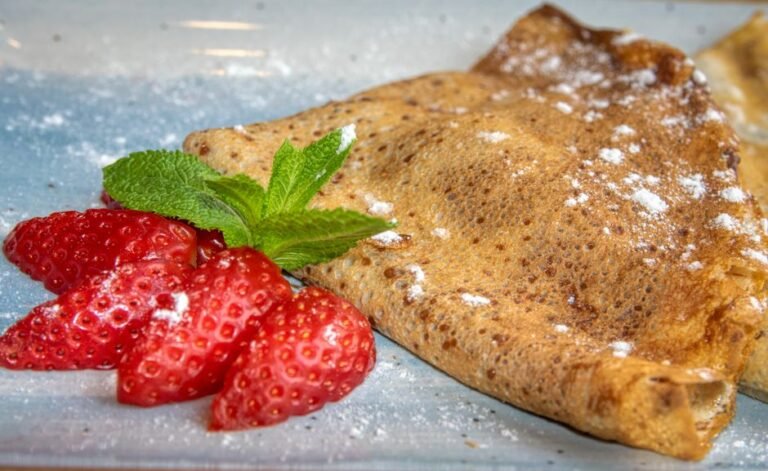 Taiwanese Egg Crepe with Cheese and Basil
