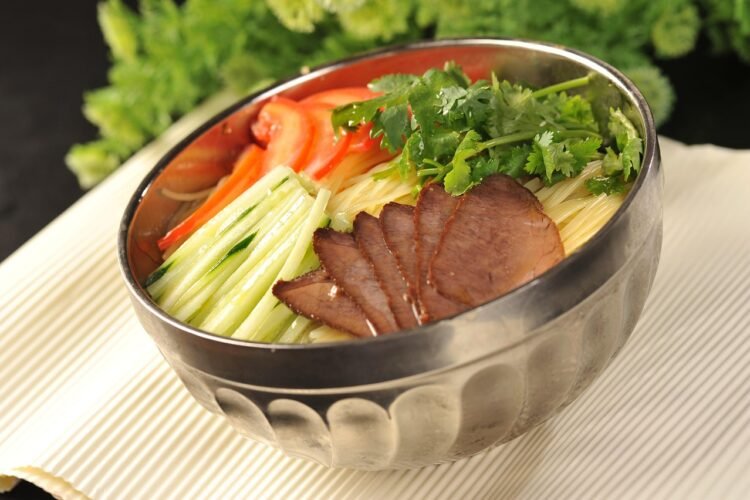 Taiwanese Sausage Cold Sesame Noodles