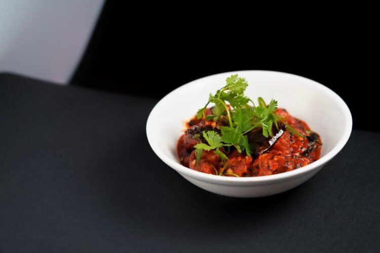 Tamil Brinjal Coconut Lentil Curry