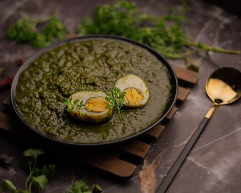 Tamil Spinach Mash with Coconut