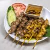 Thai Beef Satay Skewers with Peanut Sauce