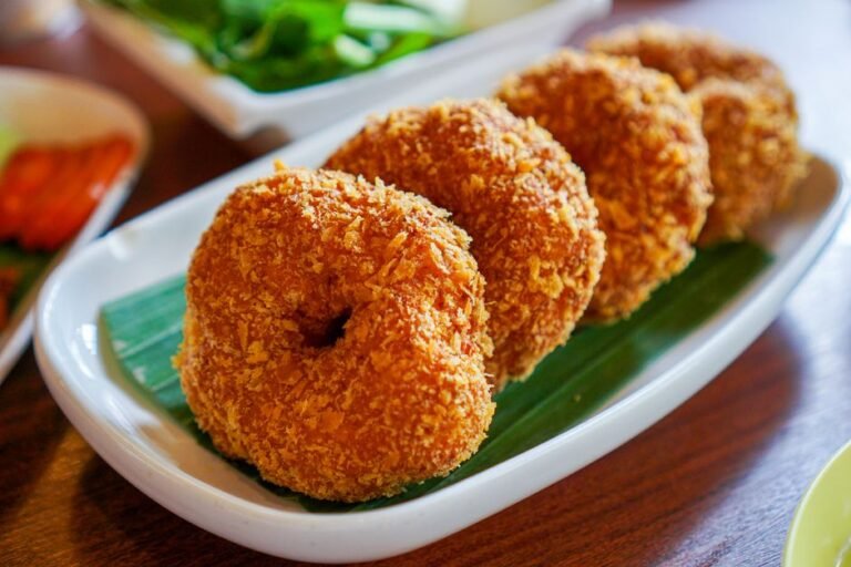 Thai Crispy Shrimp Cakes with Sweet Chili Dip