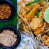 Thai Fermented Rice Noodles with Spicy Chili Sauce