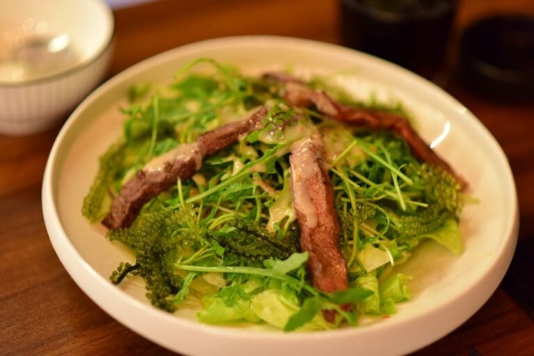 Thai Grilled Beef Salad with Toasted Rice and Herbs