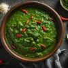 Togolese Creamy Corn Paste with Spicy Tomato Pepper Sauce