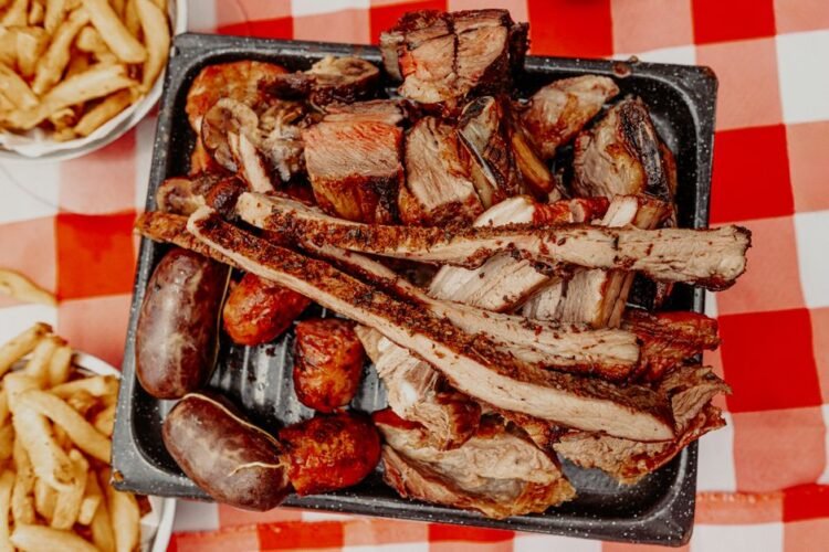 Traditional Argentine Mixed Grill with Chimichurri