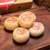 Traditional Chinese Mooncakes with Lotus Seed Paste