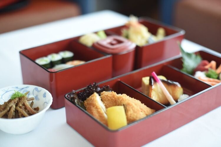 Traditional Japanese New Year Osechi Box