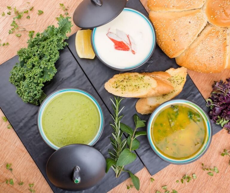 Trinidad Callaloo Soup with Crab