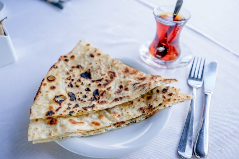 Turkish Hand-Stretched Flaky Pastry with Potato and Feta