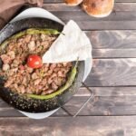 Turkish Pan-Fried Braised Lamb with Peppers and Tomatoes