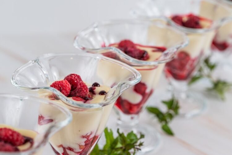 Turkish Rose Water Layered Milk Dessert