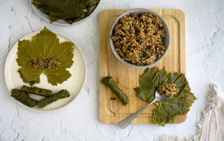 Turkish Stuffed Onions with Rice and Herbs