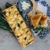 Turkish Water Pastry with Cheese and Parsley