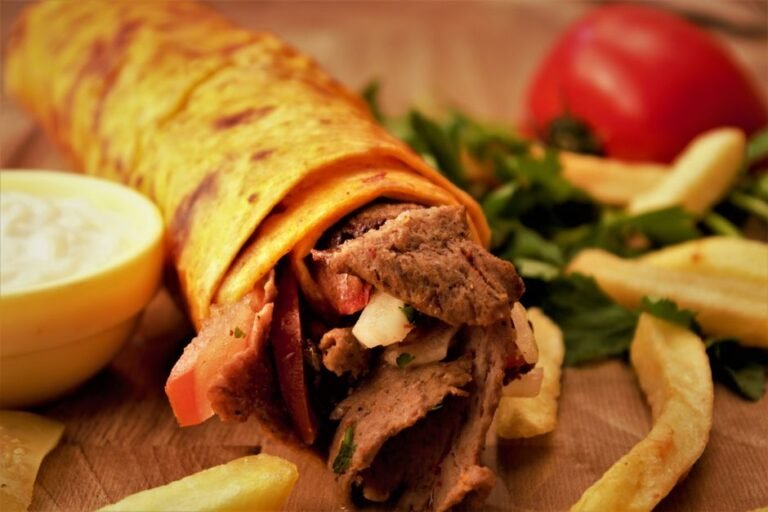 Turkish Wrapped Ground Meat Kebab