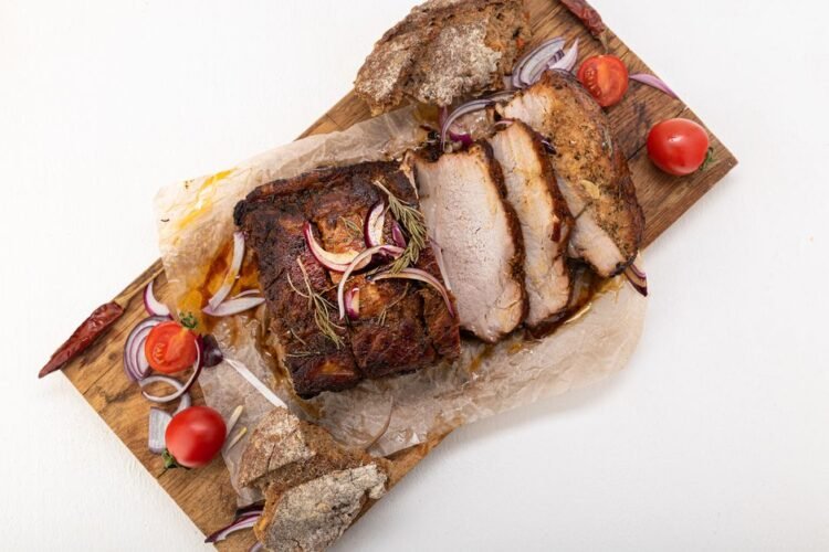 Tuscan Herb-Roasted Pork Loin with Garlic and Rosemary