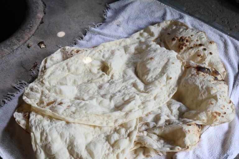 Uzbek Buttered Round Flatbread