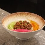 Uzbek Cold Noodle Platter with Horse Meat and Daikon