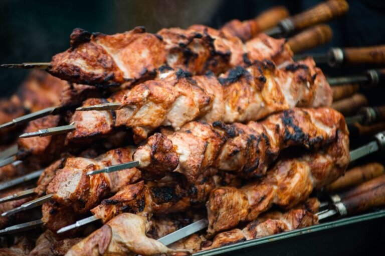 Uzbek Lamb Skewers with Onion Marinade