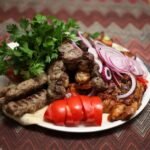 Uzbek Pan-Cooked Lamb and Potato Kebab