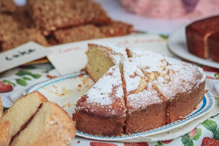 Vasilopita New Year Sponge
