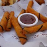 Venezuelan Cheese Sticks with Guava Dip