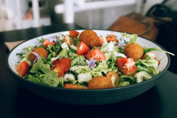 Vientiane-Style Crispy Rice Salad with Sour Pork