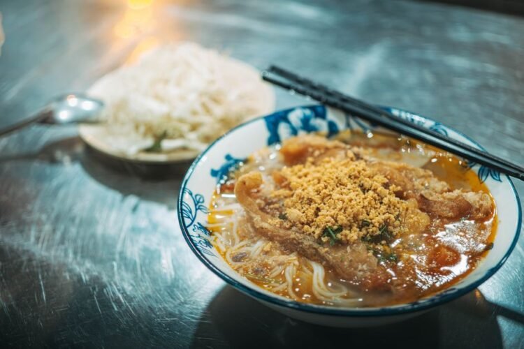 Vietnamese Crab Tapioca Noodle Soup