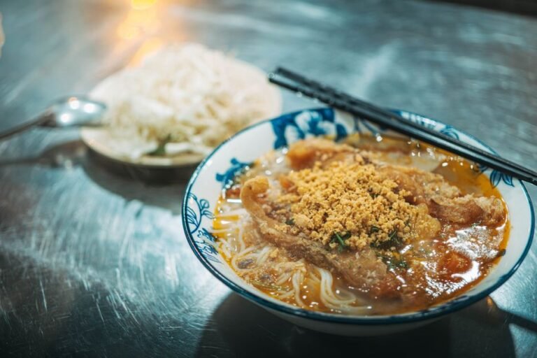 Vietnamese Crab Tapioca Noodle Soup