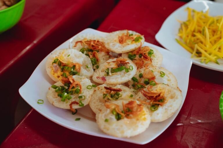 Vietnamese Mini Coconut Shrimp Pancakes