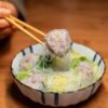 Vietnamese Pork Meatball and Bamboo Shoot Clear Noodle Soup