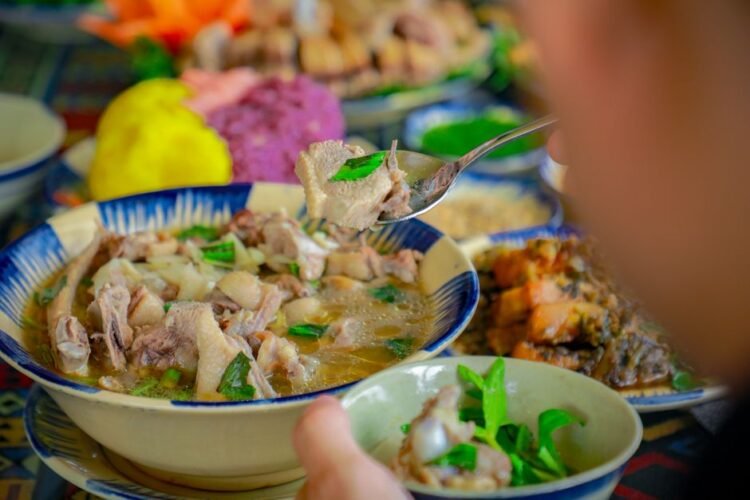Vietnamese Sour Fish Soup with Pineapple and Fresh Herbs