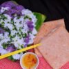 Vietnamese Steamed Banana Leaf Rice Flat