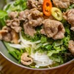 Vietnamese Stir-Fried Beef Rice Noodle Salad