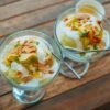 Vietnamese Three Color Dessert with Coconut Milk