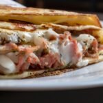 Yemeni Stuffed Crepe with Spiced Lamb and Tomato